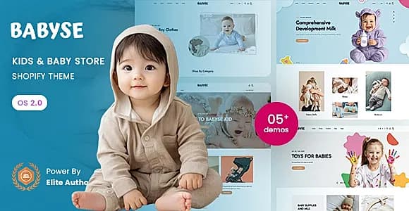 Babyse - Kids & Baby Store Responsive Shopify 2.0 Theme