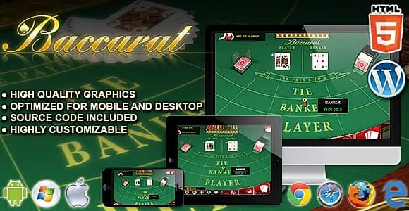 Baccarat - HTML5 Casino Game