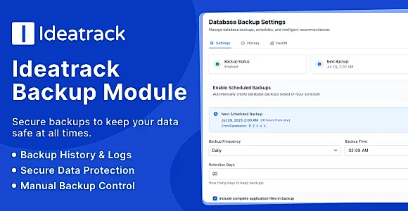 Backup Module Module for Ideatrack
