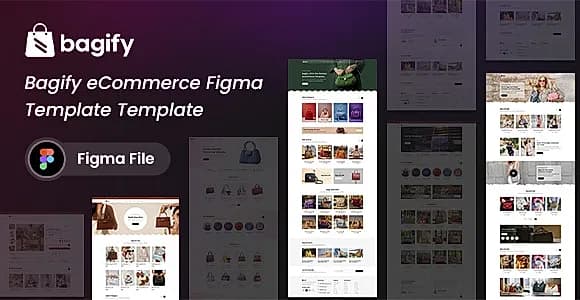 Bagify eCommerce Figma Template Template