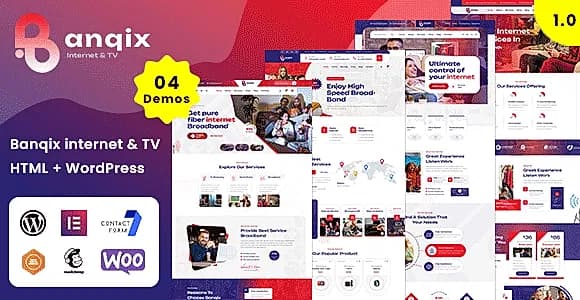 Banqix WordPress Theme