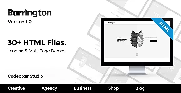 Barrington - Creative Agency HTML5 Template