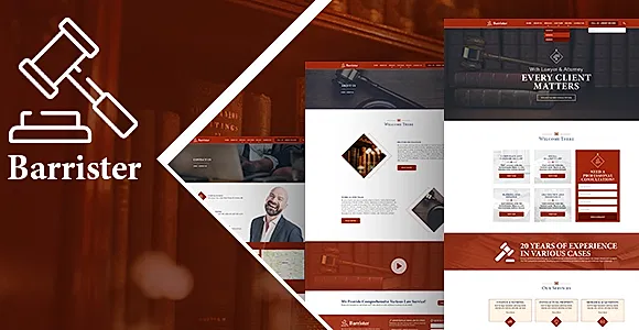 Barrister - Lawyer Attorney HTML Template