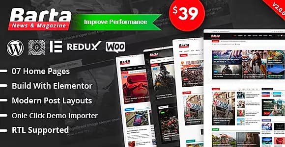 Barta WordPress Theme