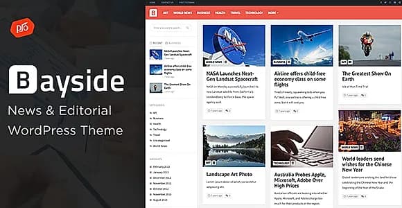 Bayside Progression WordPress Theme