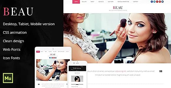 Beau - Beauty Salon Template