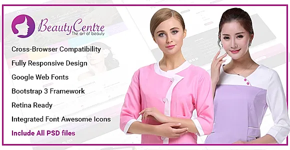 BeautyCentre - Professional Beauty & Spa Services HTML