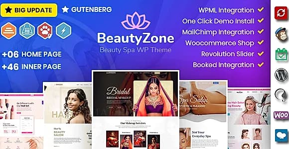 BeautyZone WordPress Theme