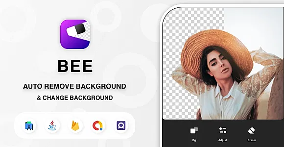 Bee - AI Auto Remove Background & Background Change With In-App Purchase