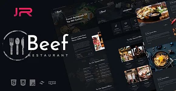 Beef - Modern Restaurant Template