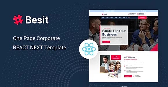 Besit - React Next Corporate Page Template