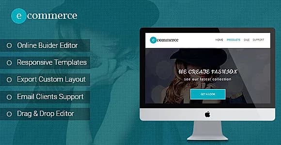 Best Ecommerce Responsive Email HTML Template + Builder Access