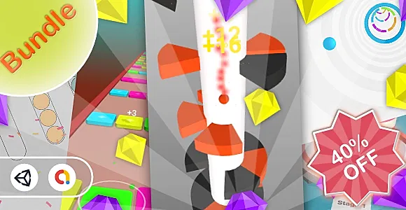 Best Selling Game Bundle - 5 Games (Unity Complete+Admob+Android+iOS)