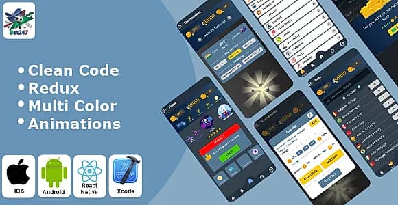 Bet247 - Online Casino Sports Betting Template Fantasy React Native App