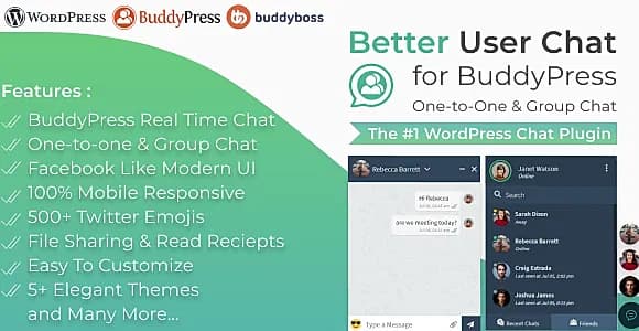 Better User Chat for BuddyPress WordPress Plugin