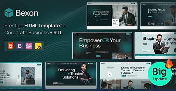Bexon - Corporate Business HTML Template