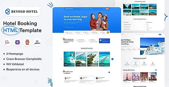 Beyond - Hotel Booking Html Template