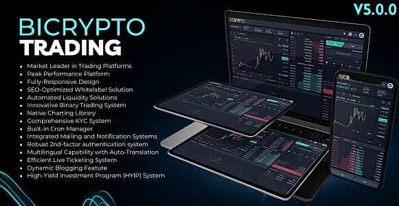 Bicrypto - Crypto Trading Platform,  Binary Trading, Investments, Blog, News & More!