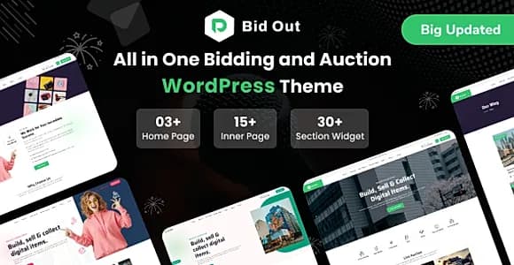Bidout WordPress Theme