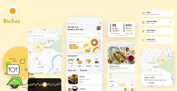 BieXay - Food and Delivery App