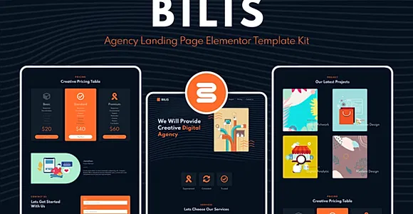 Bilis - Agency Landing Page Elementor Block Kit