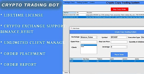 Binance and Bybit COPY TRADING Master to Slave