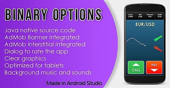Binary Options Template with AdMob
