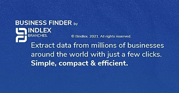 Bindlex Business Finder - Advanced program for extracting business data.
