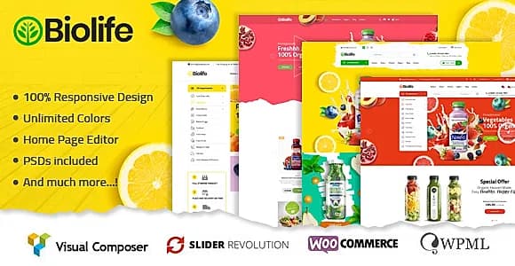 Biolife WordPress Theme