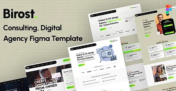 Birost- Digital Agency Creative Figma Template