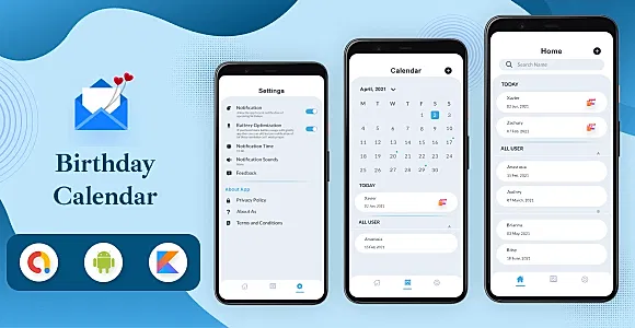 Birthday Calendar Android App