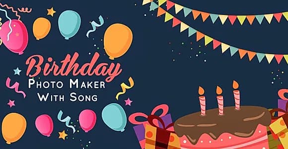 Birthday Greeting Cards Maker - Admob + Facebook Integration