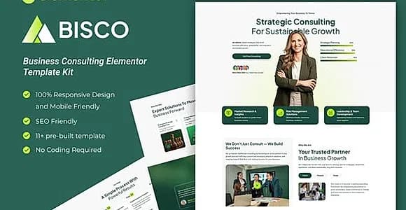 Bisco - Business Consulting Elementor Template Kit