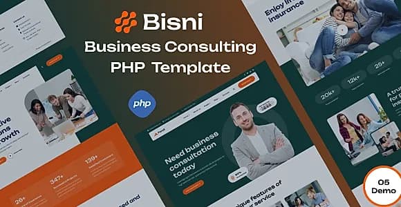 Bisni - Business Consulting PHP Template