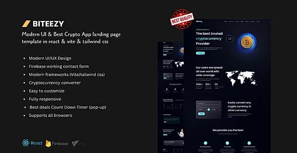 Biteezy -  The best trading cryptocurrecy landing page