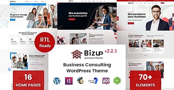 Bizup WordPress Theme