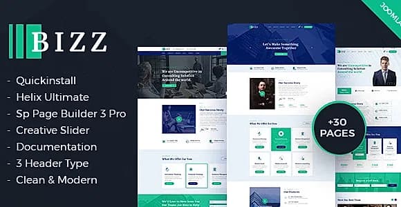 Bizz - Joomla 5 Business Consulting and Professional Template
