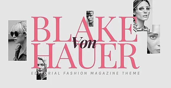 Blake von Hauer WordPress Theme