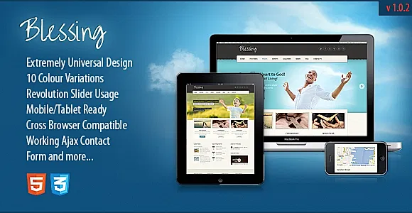 Blessing | Responsive Church & Charity Site Template