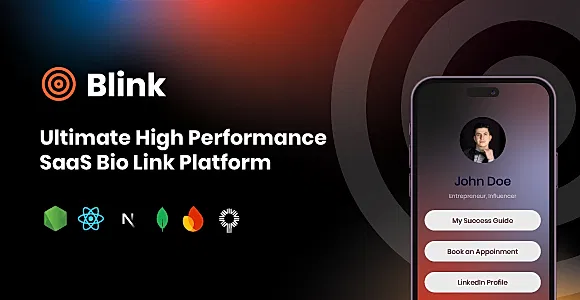 Blink - Ultimate SaaS Bio Link Platform and QR Code
