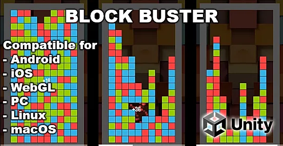 Block Buster - Unity Game For WebGL, MacOS, Linux, PC