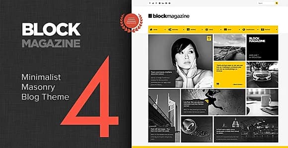 BlockMagazine WordPress Theme