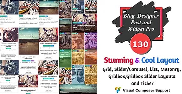Blog Designer - Post and Widget Pro WordPress Plugin