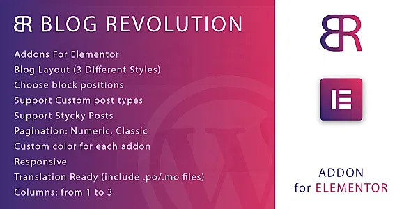 Blog Revolution for Elementor WordPress Plugin