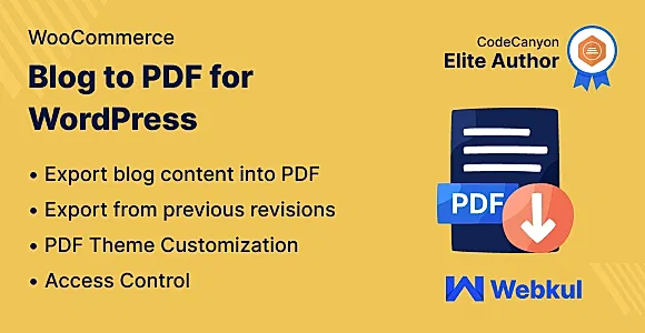 Blog to PDF WordPress Plugin