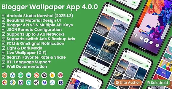 Blogger Wallpaper App - Blogger API v3