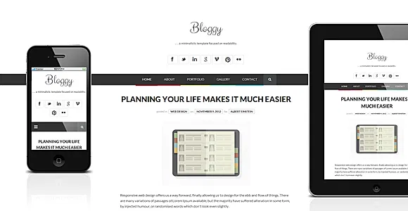 Bloggy WordPress Theme