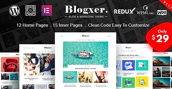 Blogxer WordPress Theme