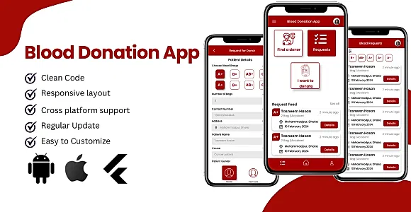 Blood Donation App Ui Kit