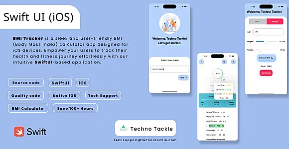 BMI Tracker App | BMI Calculate App | HealthMat BMI | Techno Tackle